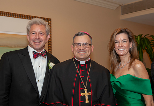 catholic charities: Scott Swanson, Bishop Robert Casey