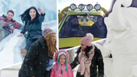 Lake Geneva's Winterfest is Back with Ice Castles, Hovercraft Challenge, Snow Sculpting Championship and More