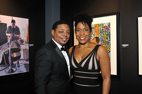 museum of science and industry: Bryan Echols, Lt. Gov. Juliana Stratton