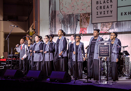 museum of science and industry: Chicago Children's Choir at the Black Creativity Gala