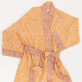 Mother's Day Gifts: Short Kimono Robe in India by Anokhi, $120, La Belle Fifi