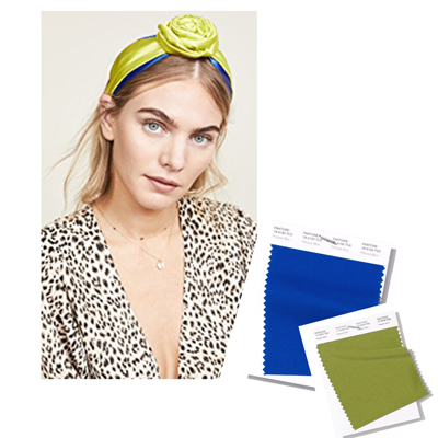 spring fashion: NAMJOSH Colorblock Bun Headband