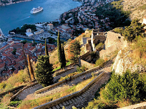 The Balkans: The 1,350 stairs that lead to Kotor’s Fortress of St. John