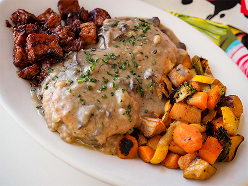 Vegan Dishes at Chicago Restaurants: West Town Bakery Vegan Biscuits and Gravy