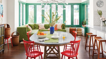 Inside a Colorful and Sophisticated Chicago Bungalow