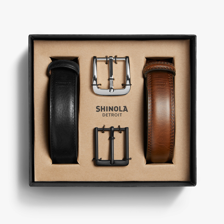 Father's Day Gifts: Shinola Guardian Belt Set
