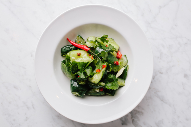 Chicago Restaurants: Piko Street Kitchen Smashed Cucumber Salad