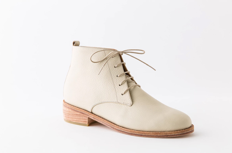 Fall Boots: Fortress of Inca Riri Boot in Pebbled Ivory