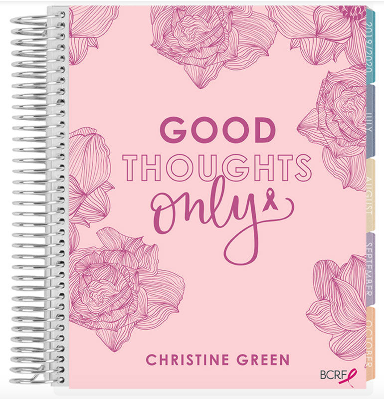 Erin Condren Good Thoughts Only BCRF LifePlanner for Breast Cancer Awareness Month