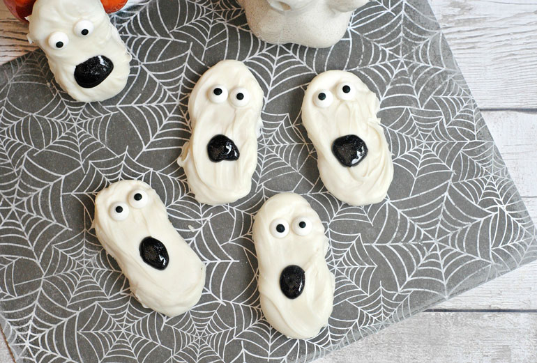 Halloween Movie Marathon Nutter Butter Ghosts for Ghostbusters