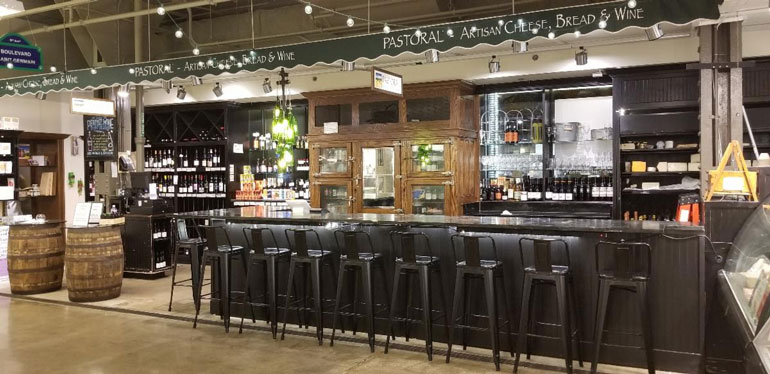 New in Town the Wine Bar at Pastoral French Market