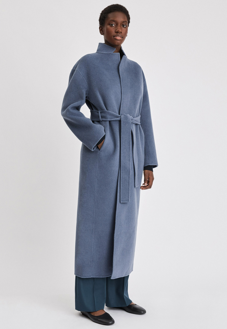 Fall Jackets: Filippa K Alexa Coat in Blue Grey
