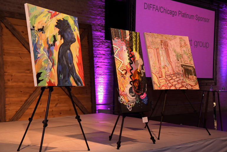 Art for Life, pieces auctioned off throughout the evening