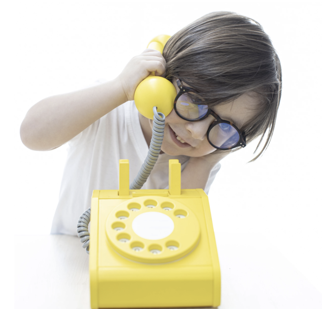 gifts for kids: Wooden Telephone from Design Life Kids