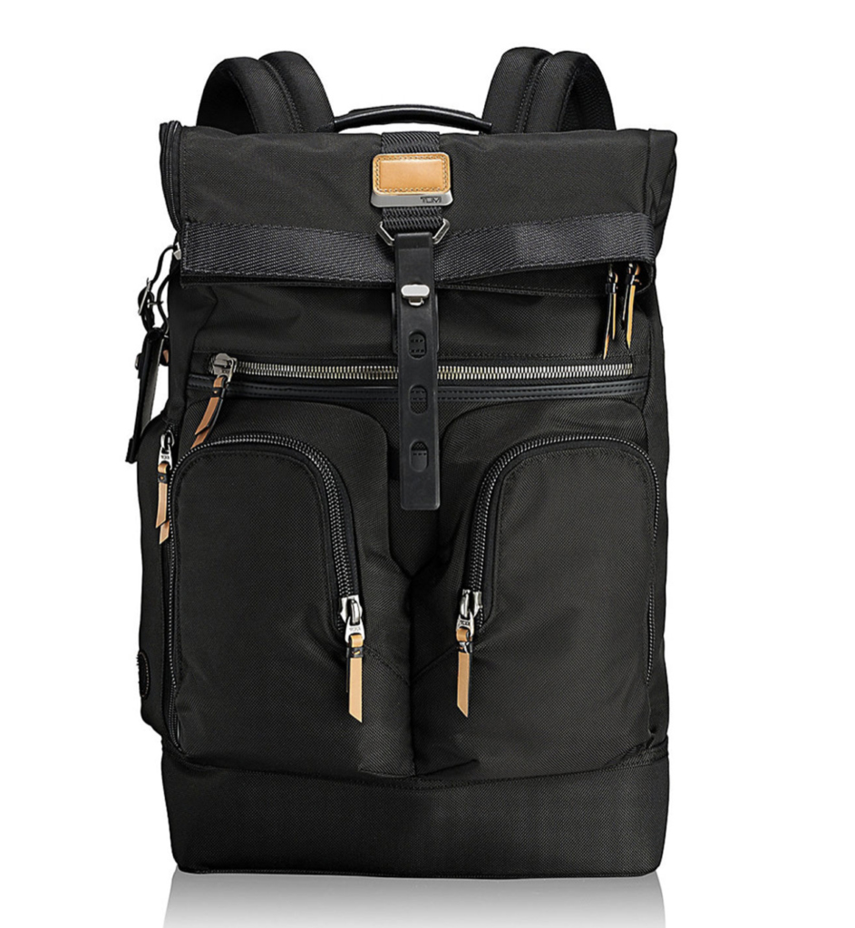 gift ideas: London Roll Top Backpack Tumi