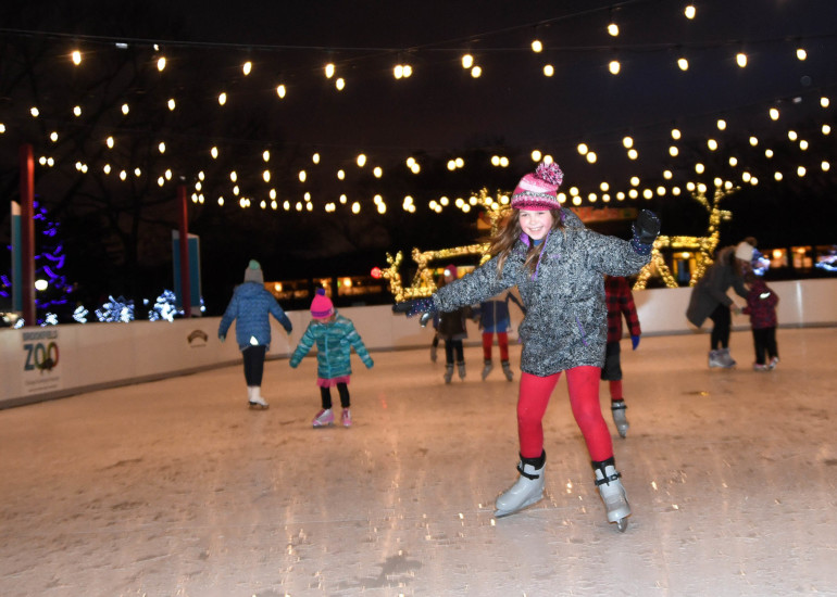 31 of the Best Things to Do in Chicago This January — Brookfield Zoo Chicago Wolves Skating Rink