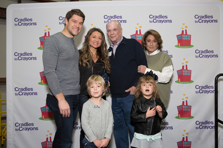 Cradles to Crayons Chicago Un-Gala — Jack and Donna Greenberg with Matt and Debbie Michaelson