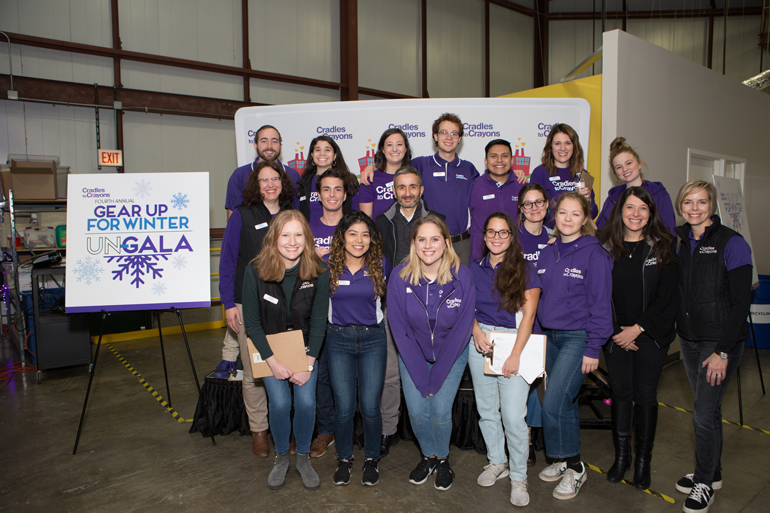 Cradles to Crayons Chicago team