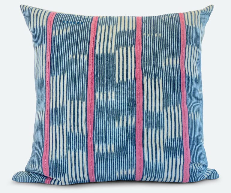 Pantone Color of the Year 2020: Everand Blue Baoule No. 3 Pillow