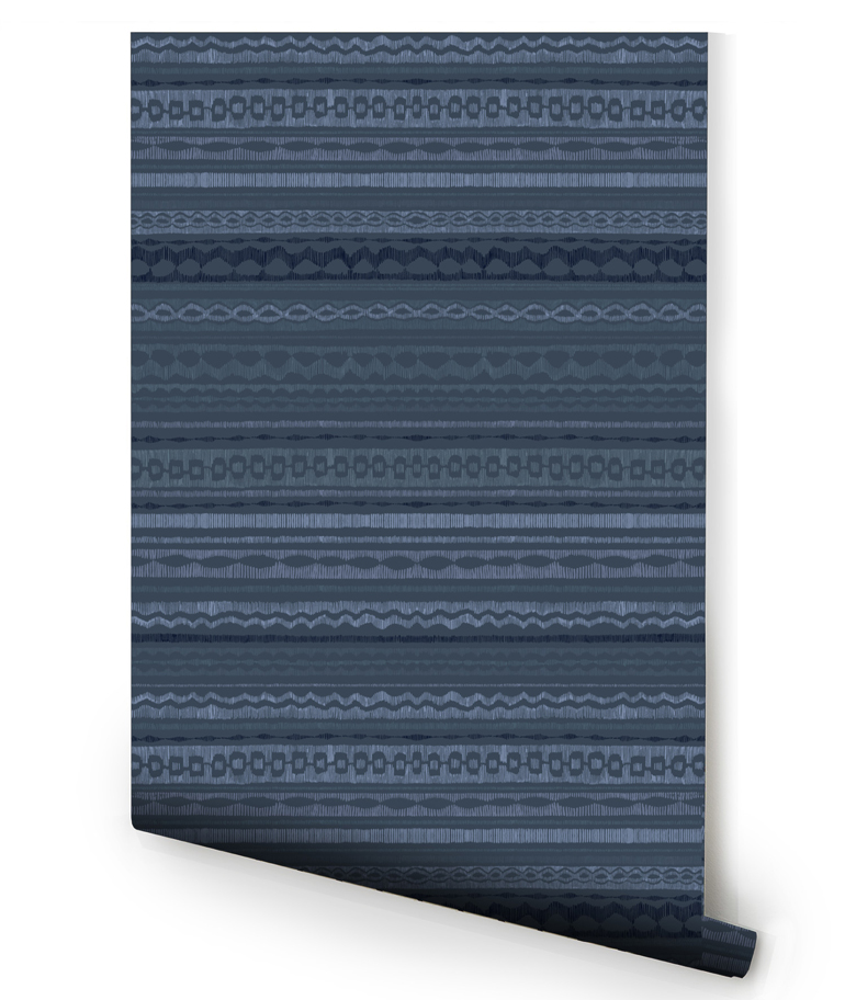 Pantone Color of the Year 2020: Rebozo Azul Wallpaper by Relativity Textiles