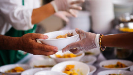 Helping with Food