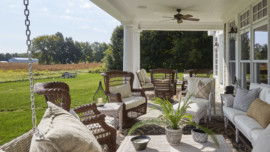 Indiana home tour patio