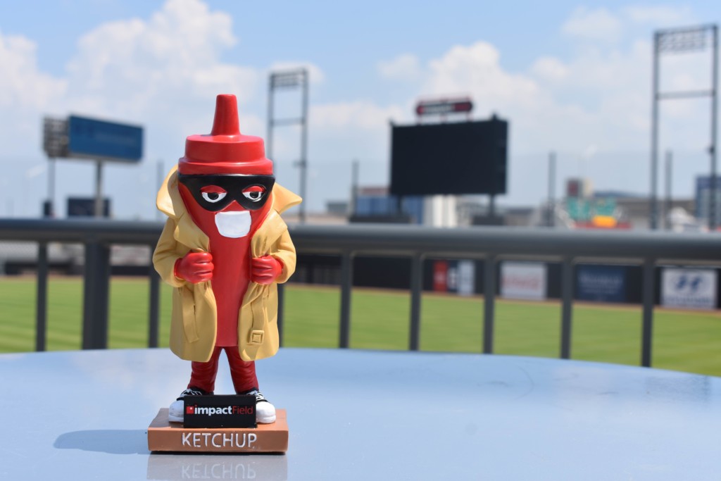 Chicago Dogs Ketchup Bobblehead