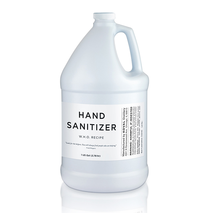 Koval Distillery Chicago Hand Sanitizer
