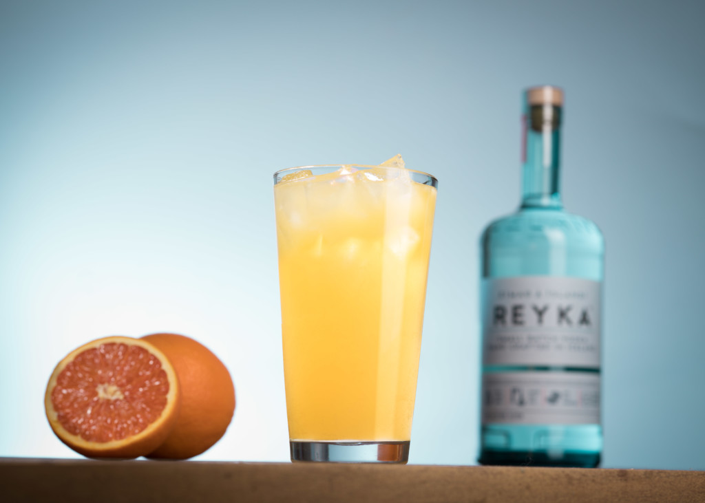 Reyka Orange Crush by Trevor Schneider with Bottle