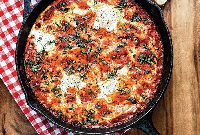 Let's Brunch: Italian Baked Eggs and Grapefruit, Champagne, and Vodka ...