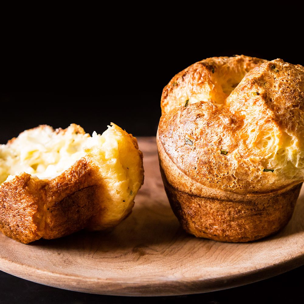 Easter recipes popovers with chives
