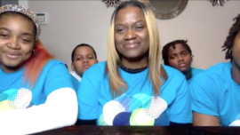 One of the family's participating in Horizons for Youth spoke at the On Cloud Nine fundraiser.