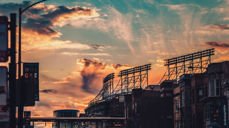 Wrigley Field by Max Bender