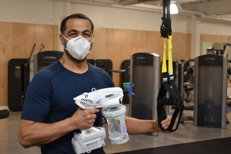 fitness center disinfecting Body Science Tony Duncan