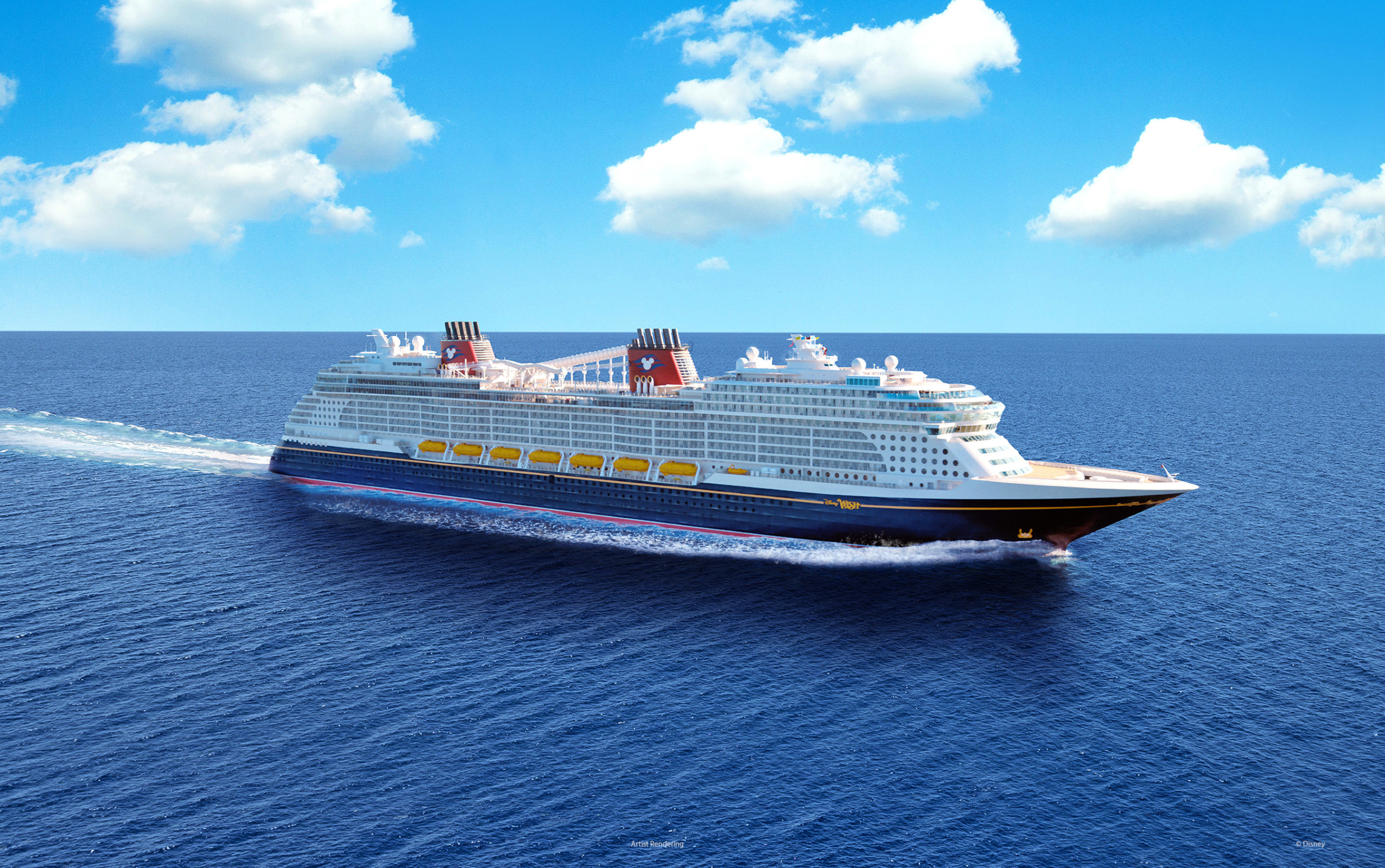 Disney Cruise Line Shares a Stunning First Look at its Newest Ship