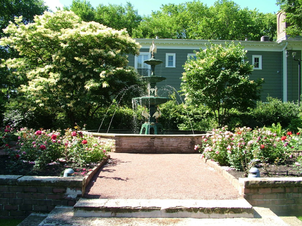 Merrick Rose Garden Evanston Fountain