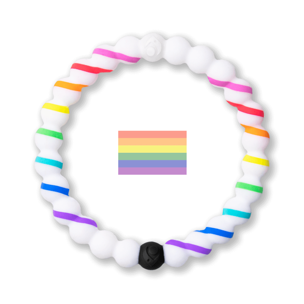 Pride Stripe lokai bracelet, pride month
