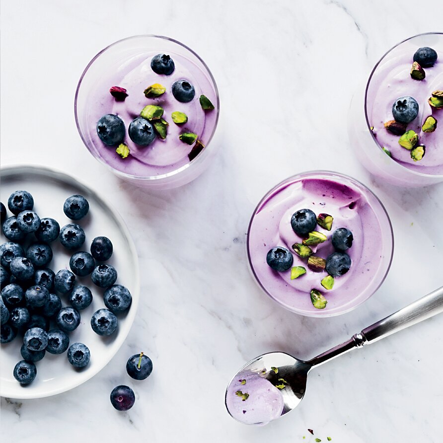 Blueberry Mousse summer recipes