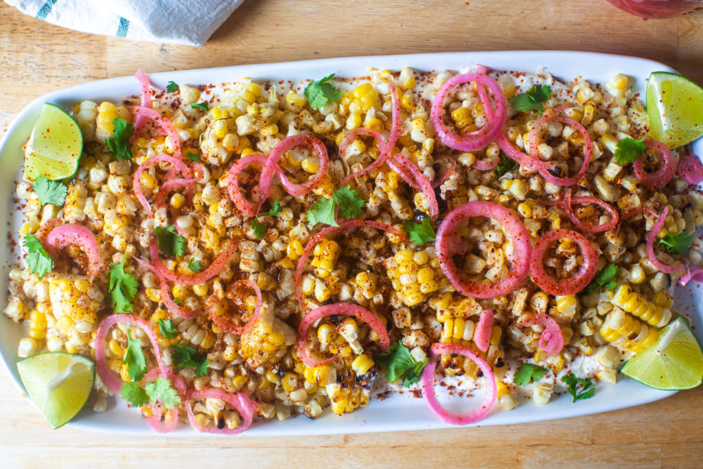 corn salad with chile lime summer recipes 2021