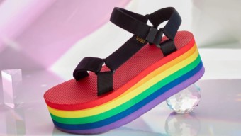 teva sandals rainbow collection pride month