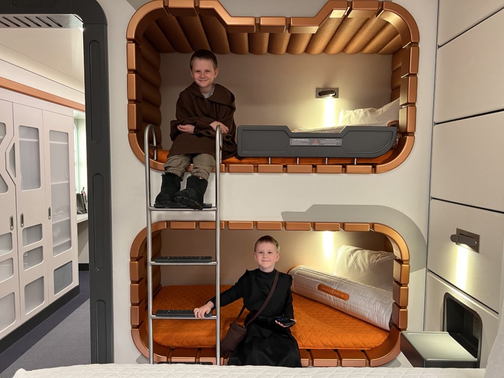 Star Wars Galactic Starcruiser bunk beds