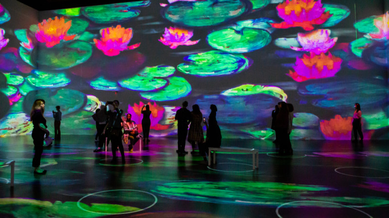 Immersive Monet and the Impressionists | Photo by Patrick Hodgon