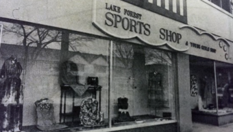 Exterior of The Lake Forest Sport Shop, 1957 | Courtesy of The Lake Forest Shop