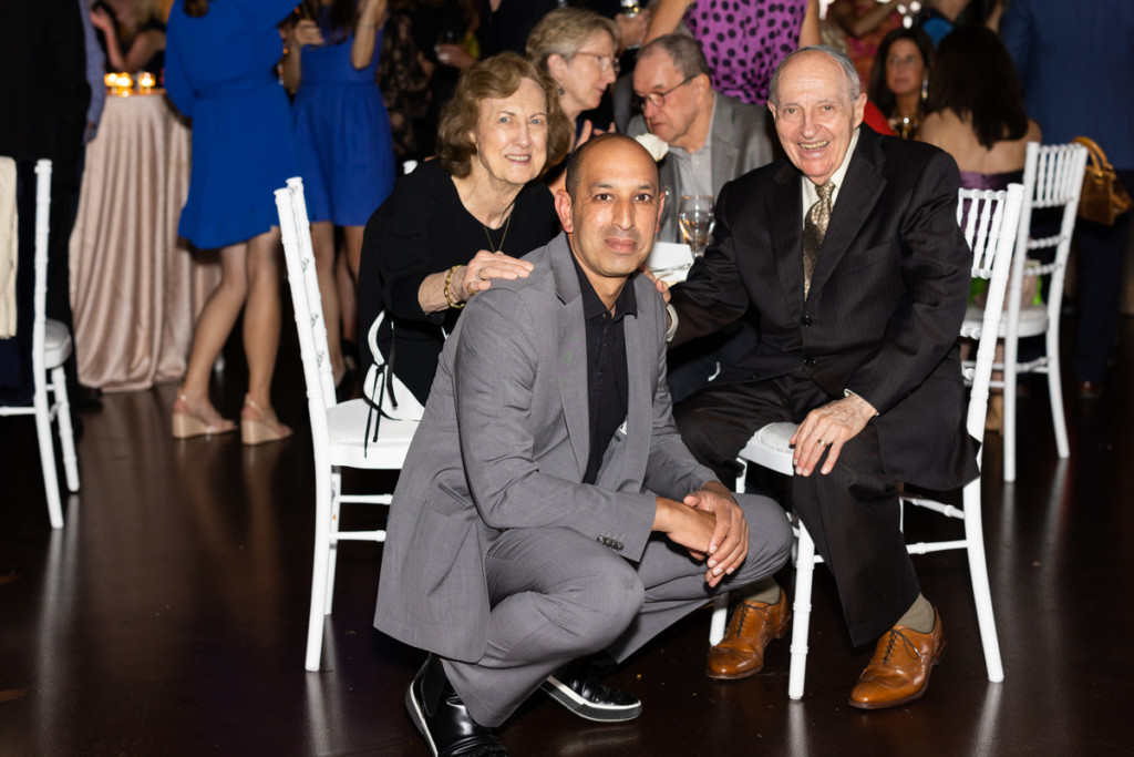 Dr. Omar Lateef with Joan and Paul Rubschlager | Photo by Robin Subar