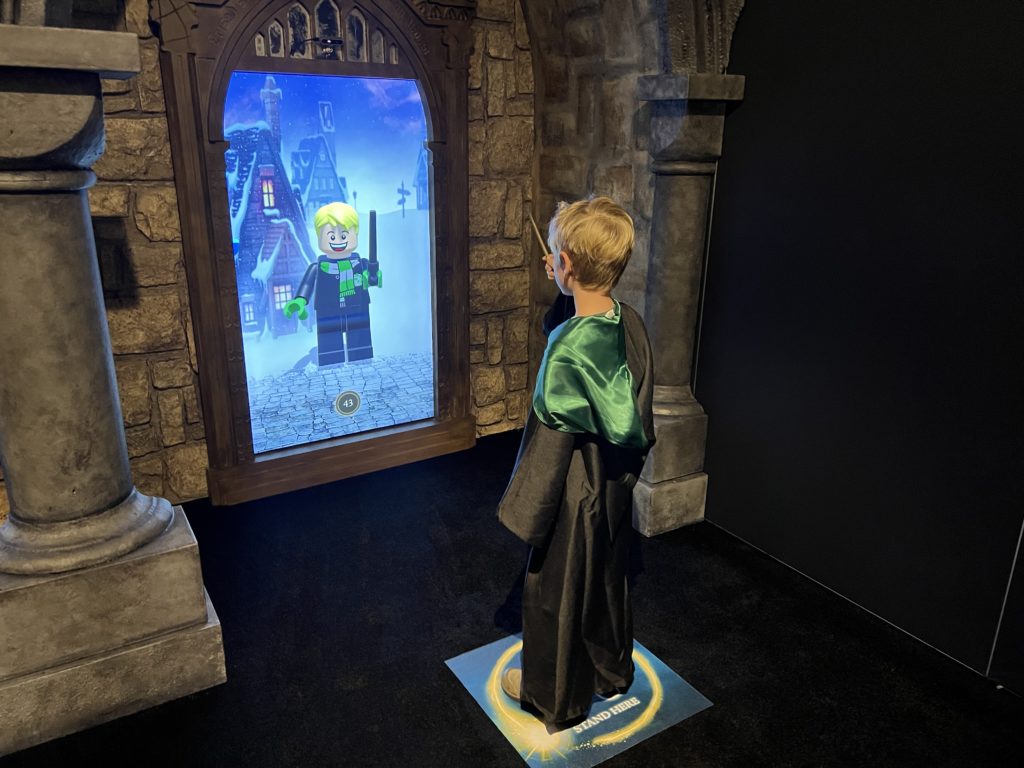 Harry Potter lego interactive station