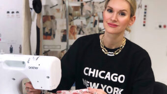 Christina Karin local Chicago designer helping to make face masks during COVID-19 crisis