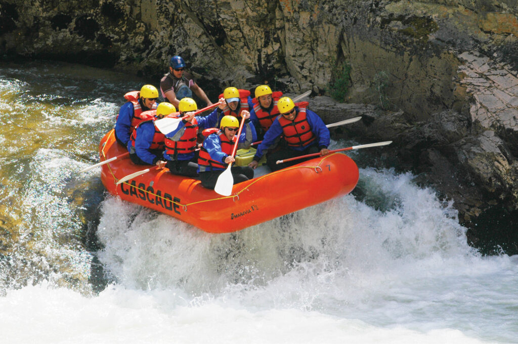 Whitewater rafting on the Payette River