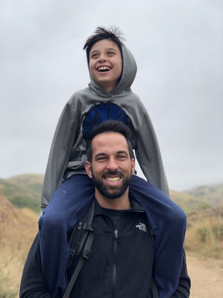Jason Sims and son Will, best dads marin