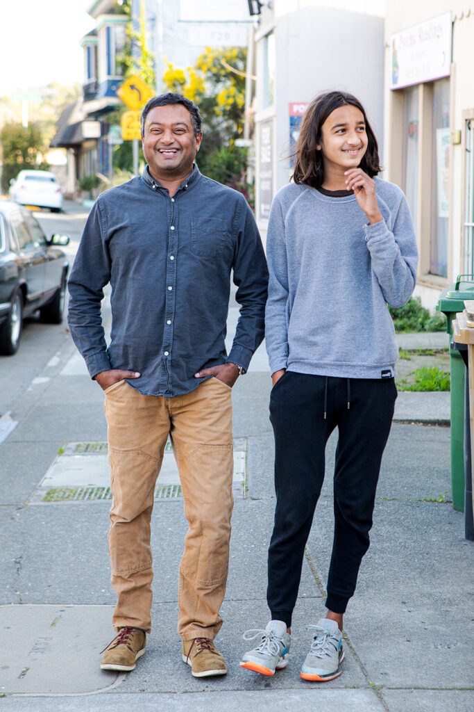 Nish Nadaraja and son Dash Photo by:  Laura Reoch, September-Days Photography, best dads marin