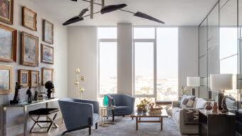 Contemporary Art Steals the Spotlight When a Designer Transforms a Dark Interior